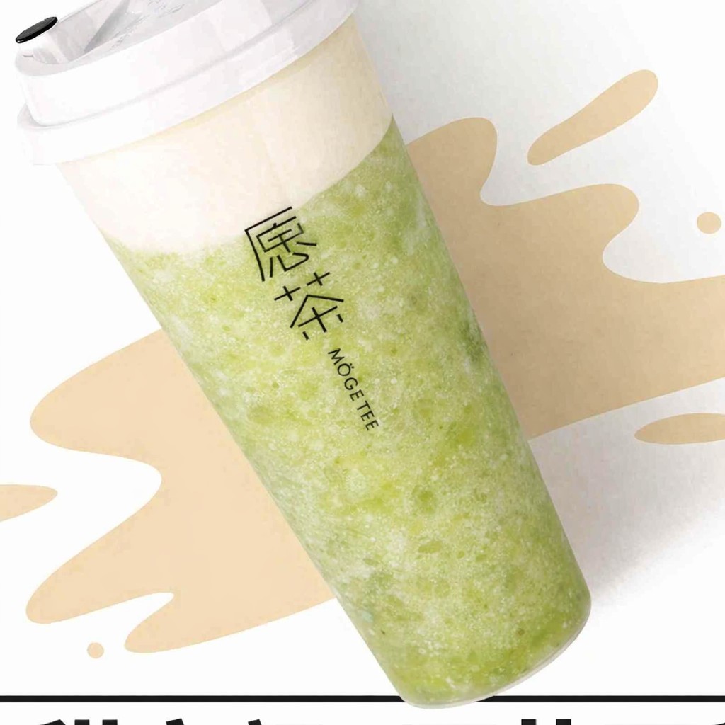 Cheese Foam Green Grape Tea Slush — Moge Tee Durham