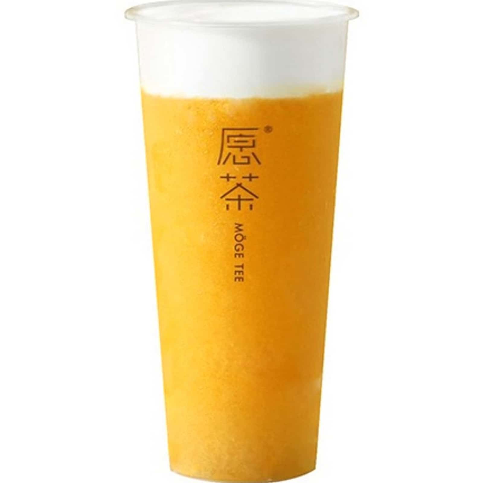 Cheese Foam Mango Tea Slush — Moge Tee Durham