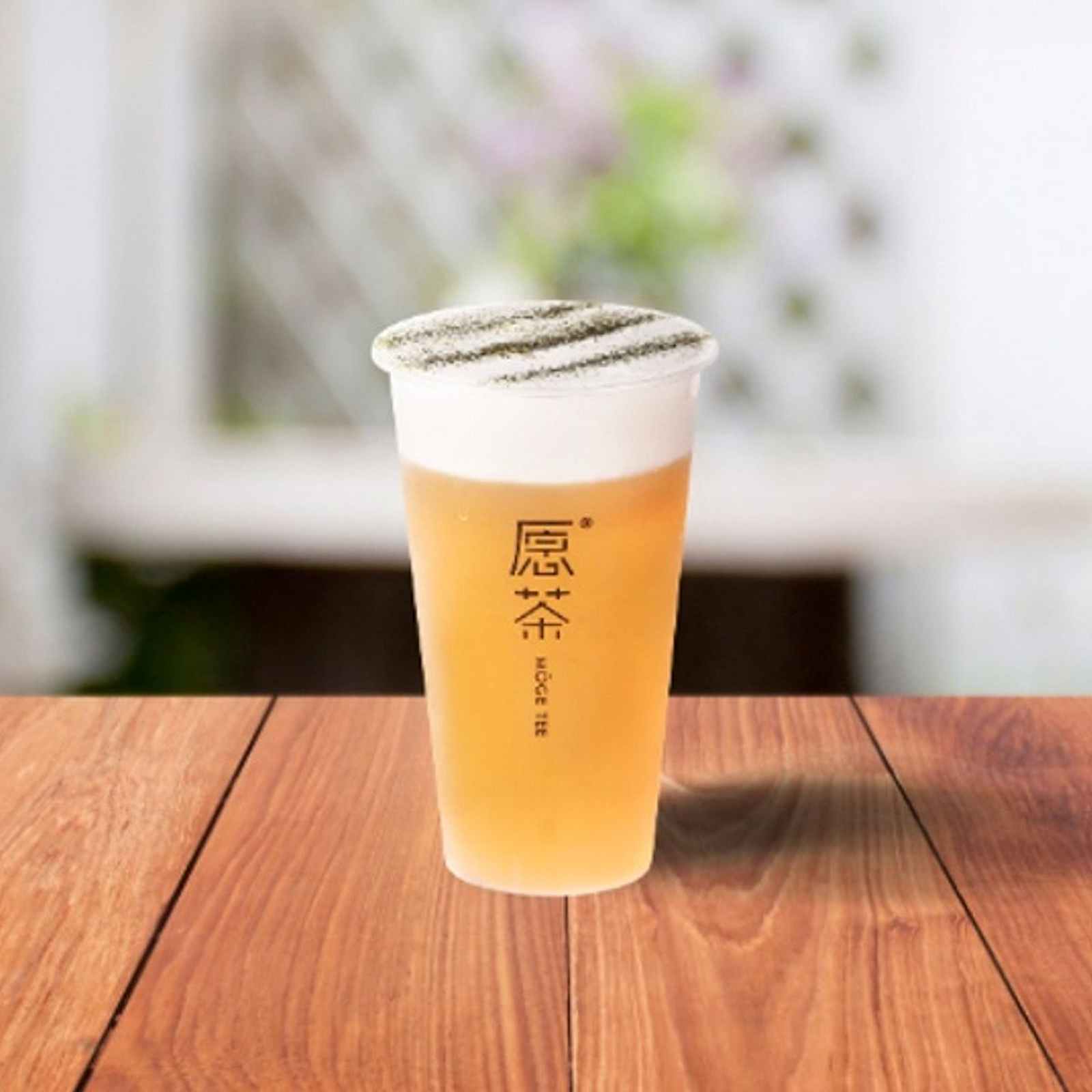 Cheese Foam Mountain Green Tea — Moge Tee Durham