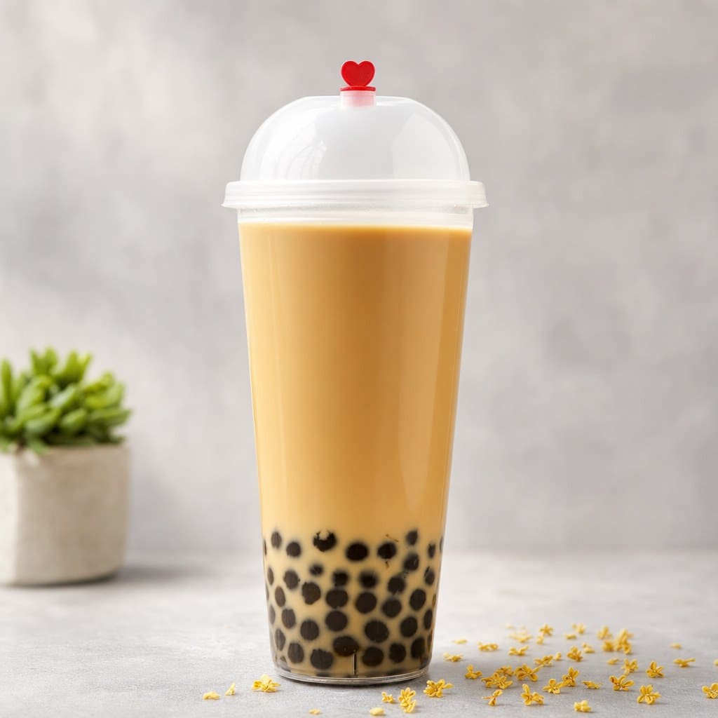 Osmanthus Bubble Milk Tea — Moge Tee Durham