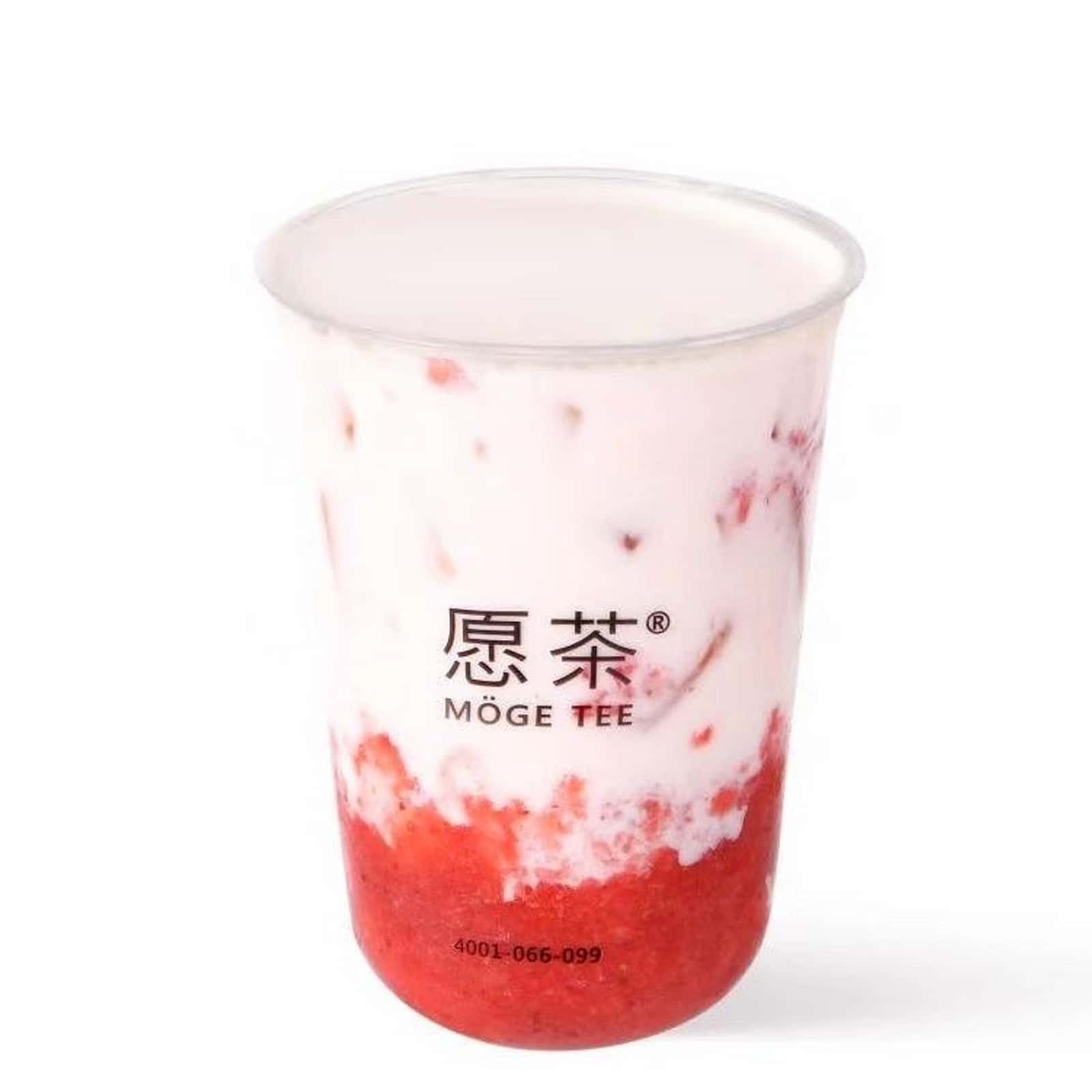 Strawberry Bubble Milk Tea — Moge Tee Durham