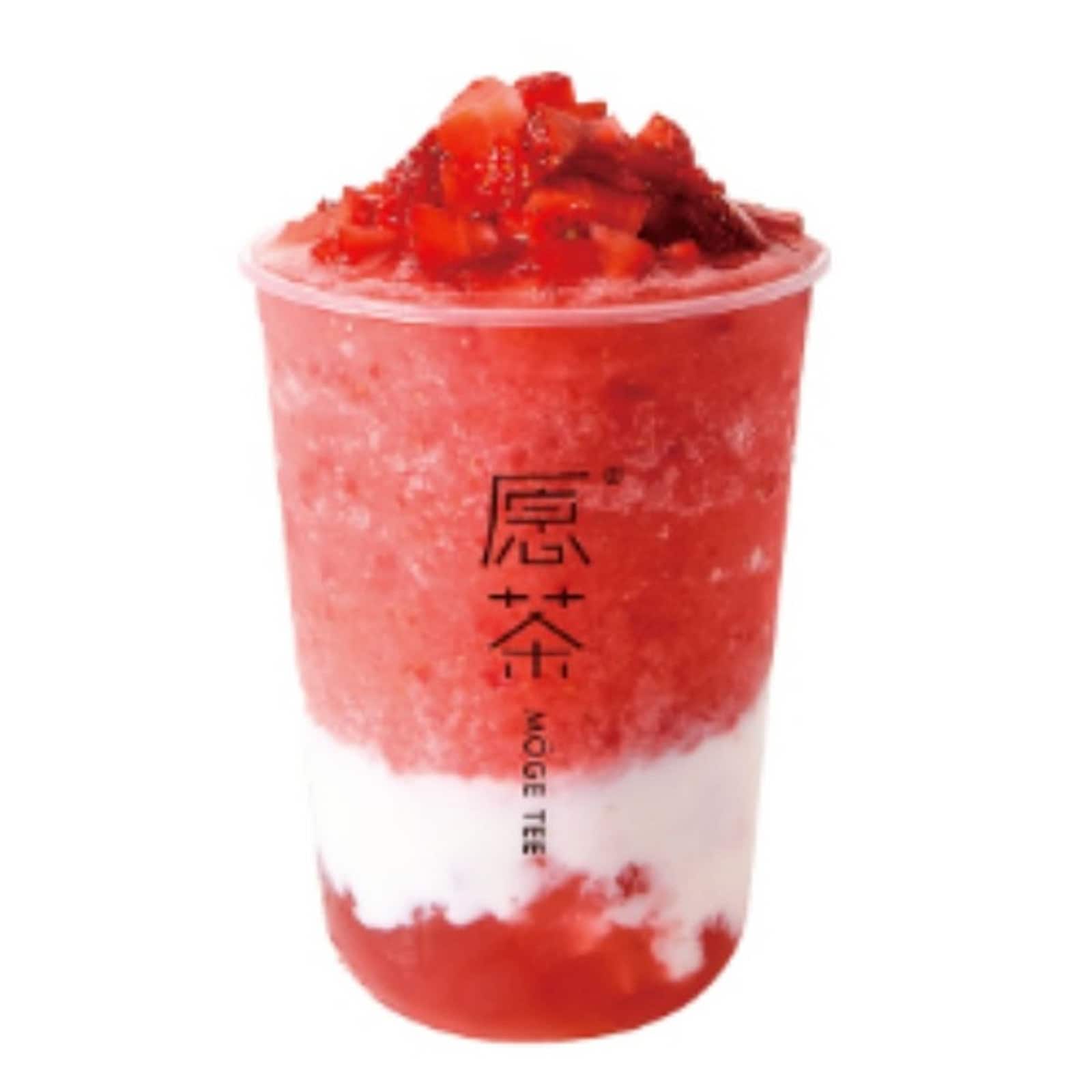 Yogurt Strawberry Tea — Moge Tee Durham
